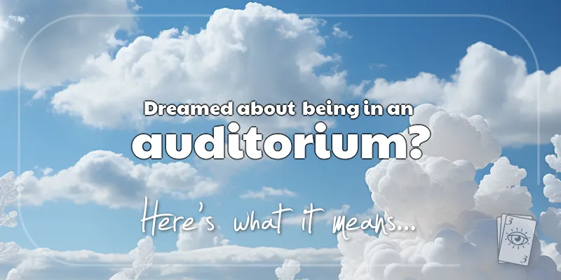 The Meaning of Dreams About an Auditorium header image